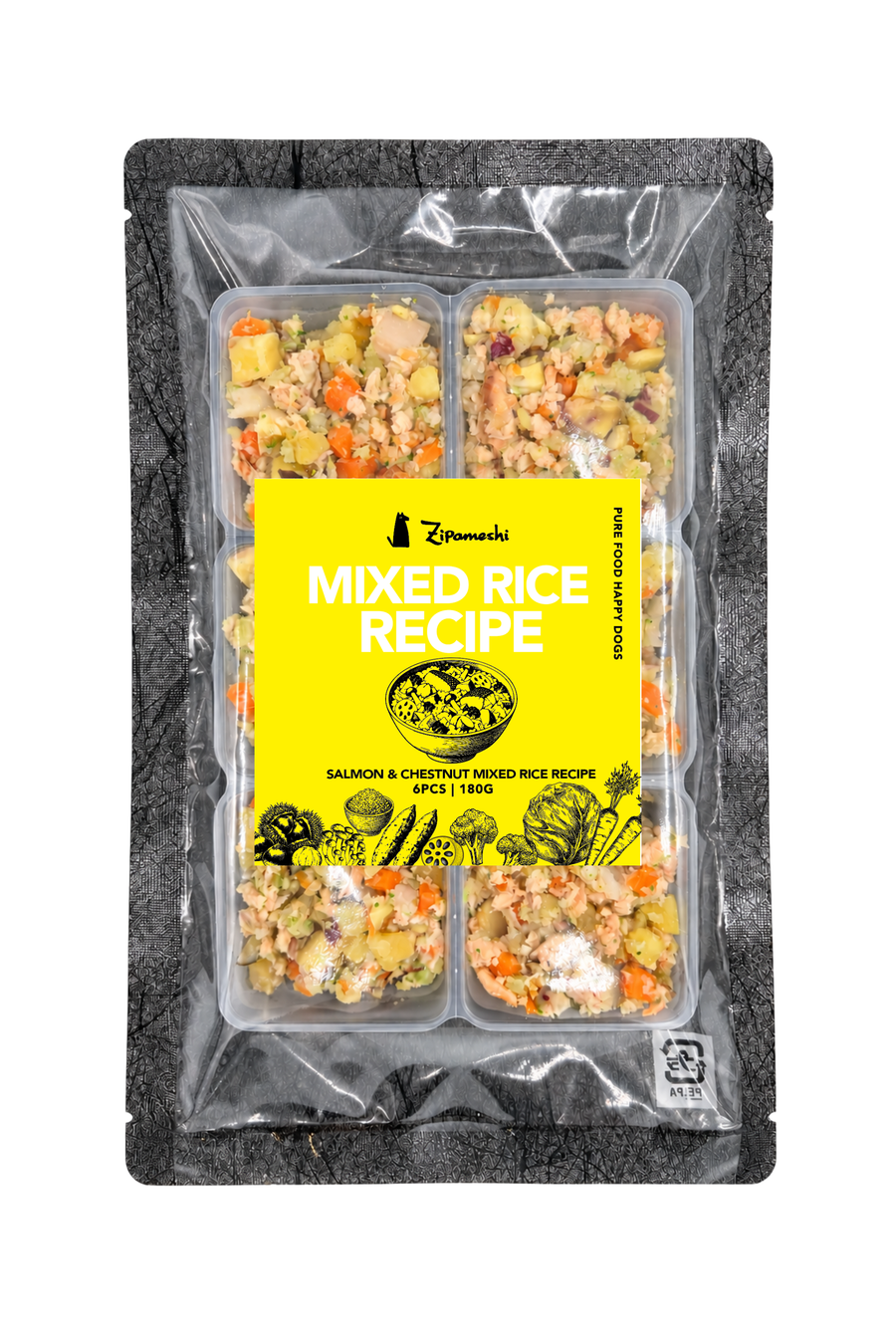 023_SALMON & CHESTNUT MIXED RICERECIPE  180g